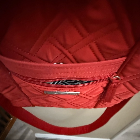 Vera Bradley Red Quilted Crossbody Bag - Picture 8 of 12